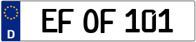 Truck License Plate
